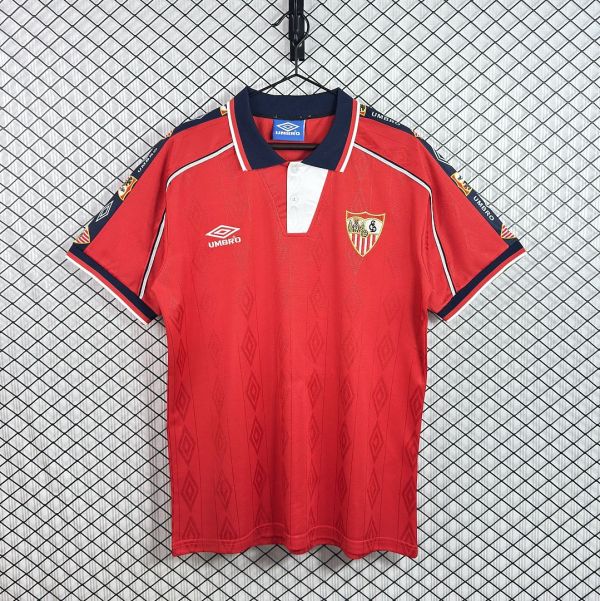 Retro  Sevilla 1998/00 Away Red jersey Size S-2XL
