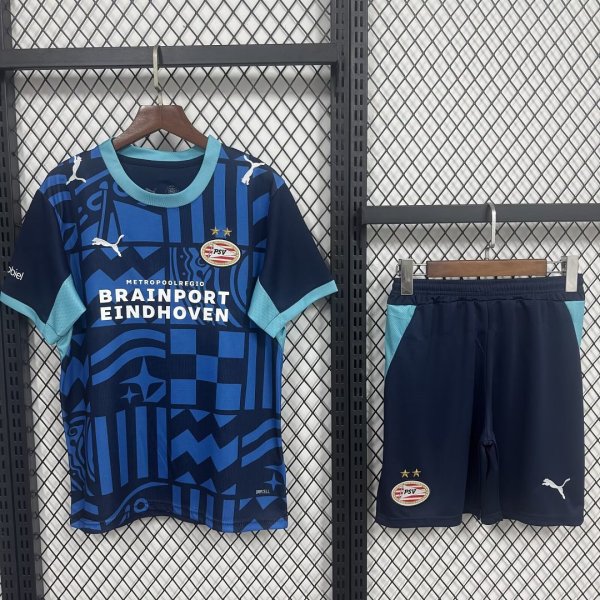 Kids Kit PSV Eindhoven 2026/27  Third Away Soccer Jersey Size 16-28