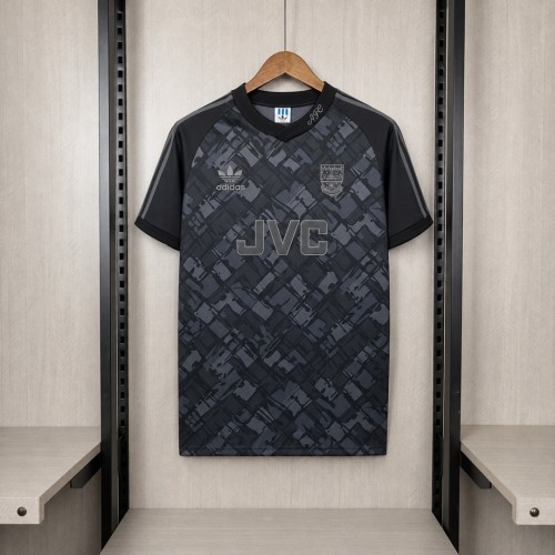 Retro  Arsenal 1990/92 Black soccer jerseys