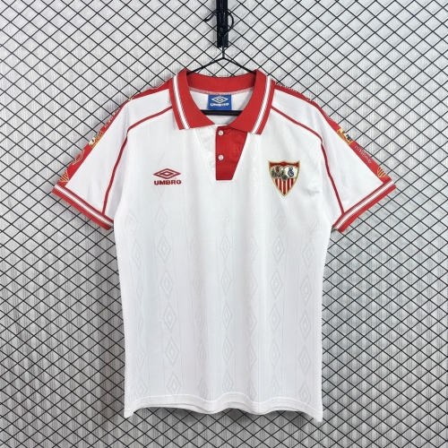 Retro  Sevilla 1998/00 Home White jersey Size S-2XL