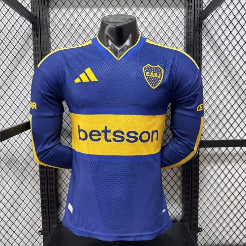 Boca Junior  2026/27 Home Long Sleeve Player version jersey size S-2XL