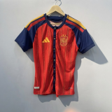 2026 Spain Home MLB Red Jersey S-2XL Two-Stars