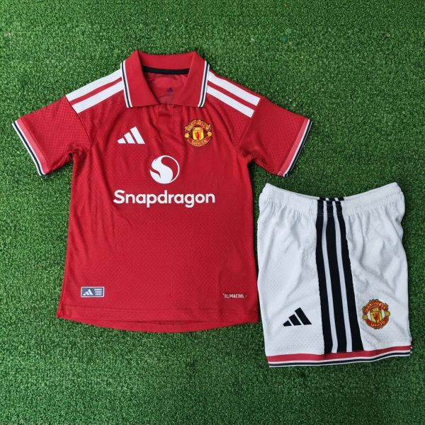 Manchester United 2026/27 Home Player Version Kid Kits 16-28