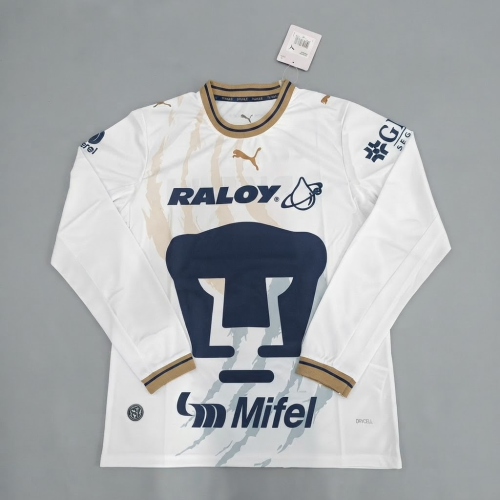 Pumas UNAM 2026/27 Away Long Sleeve Jersey Size S-2XL
