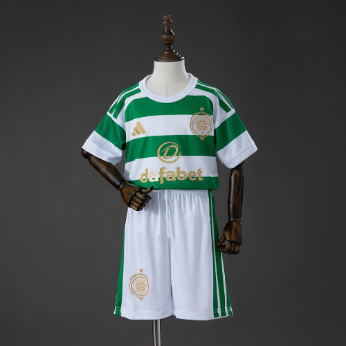 Kids Kit Celtic 2026/27  Home Soccer Jersey Size 16-28