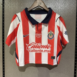 Women's Crop Top  2026/27 Chivas Guadalajara Home Jersey S-2XL