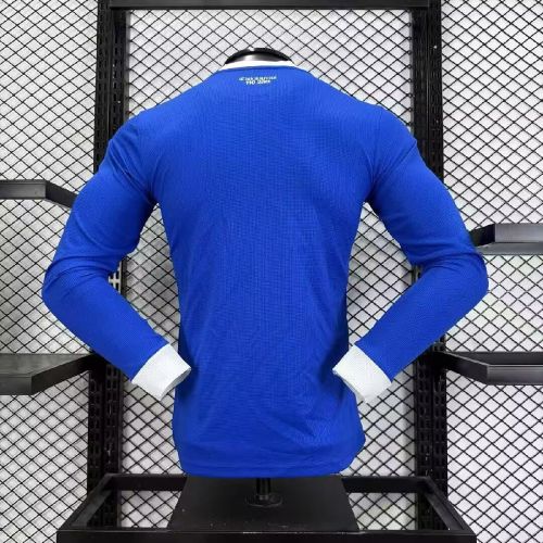 America 2026/27 100th Blue Long Sleeve  Player Version soccer jersey size S-4XL