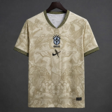 Brazil 2026 World Cup Jesus Gold Cream Jersey S-XXL