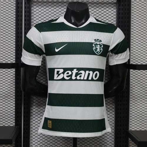 Sporting Lisbon 2026/27 Home Player Version Soccer Jersey size S-2XL