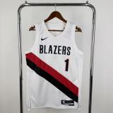 2026 season Trail Blazers White No. 1 MORANT  NBA Jersey