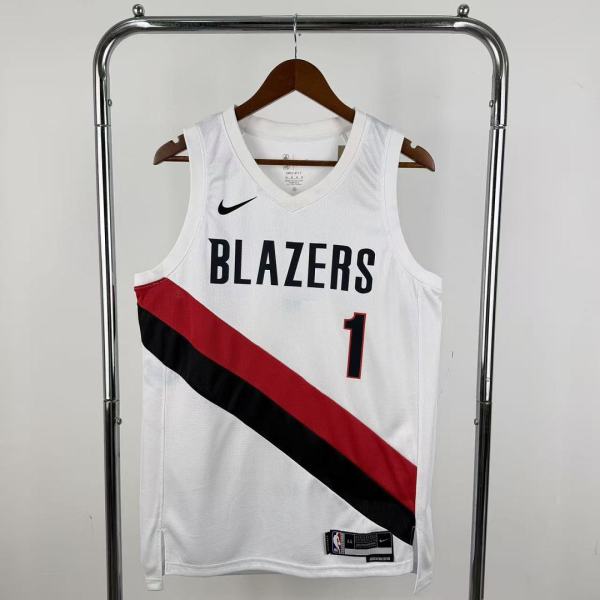 2026 season Trail Blazers White No. 1 MORANT  NBA Jersey
