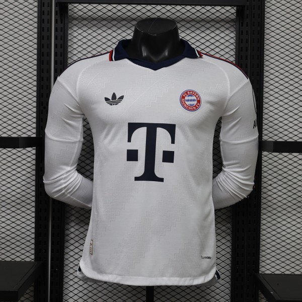 Bayern Munich 2026/27 Away Player Version Long Sleeve  Soccer Jersey size S-2XL