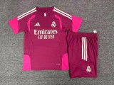 Real Madrid 2026/27 Rose‑red Training  Kids kit Jerseys SIZE 16-28