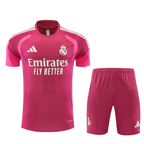 Real Madrid 2026/27 rose‑red Training suit size S-2XL