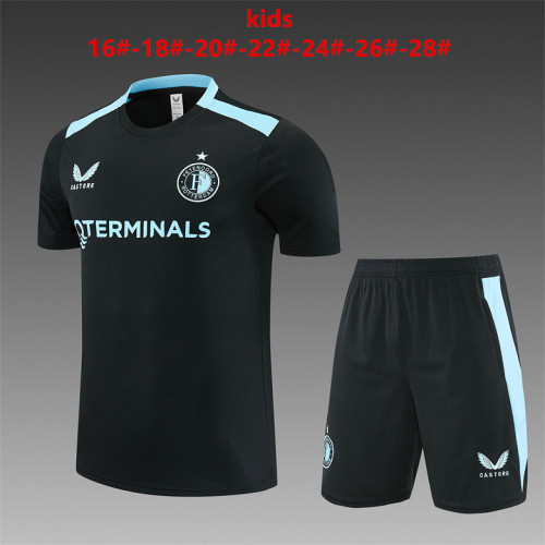 2026/27 Feyenoord Rotterdam BlackTraining Kids Kits 16-28