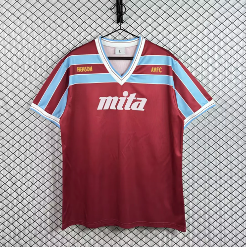 Retro  Aston Villa 1885/87 home  soccer jerseys Size S-2XL
