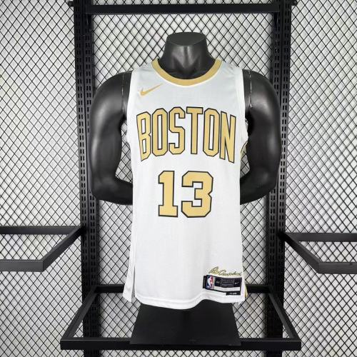 2026 Boston Celtics City Edition white NBA Jersey NO 13  GEORGE