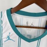 Season 2026 Charlotte Hornets White NBA Jersey No. 1  BALL