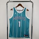 Season 2026 Charlotte Hornets Blue NBA Jersey No. 1  BALL