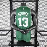 2023 Boston Celtics Green NBA Jersey NO 13  GEORGE