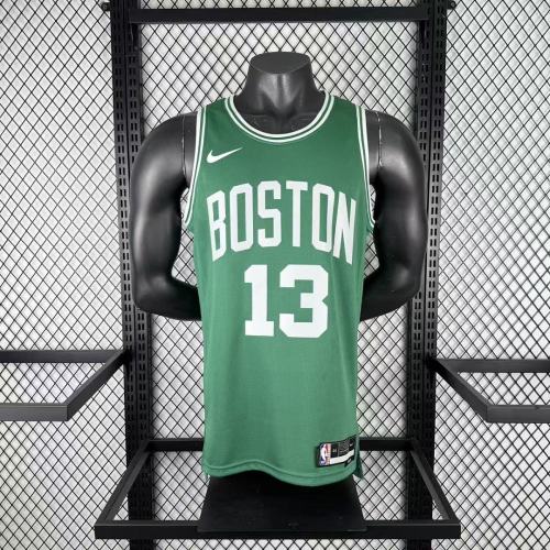 2023 Boston Celtics Green NBA Jersey NO 13  GEORGE