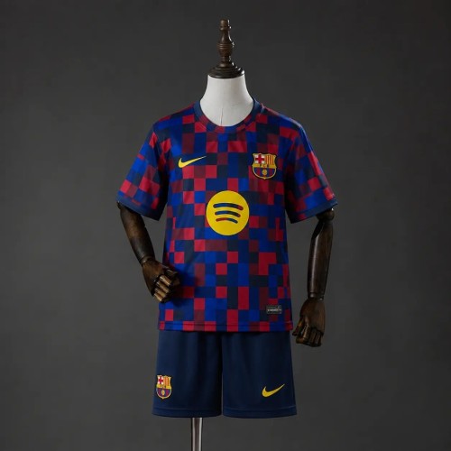 2026/27 Barcelona Pre-Match Kids Kits 16-28