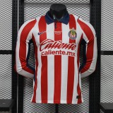 Chivas de Guadalajara 2026/27 Home Player Version Long Sleeve Jersey S-2XL