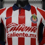 Chivas de Guadalajara 2026/27 Home Player Version Long Sleeve Jersey S-2XL