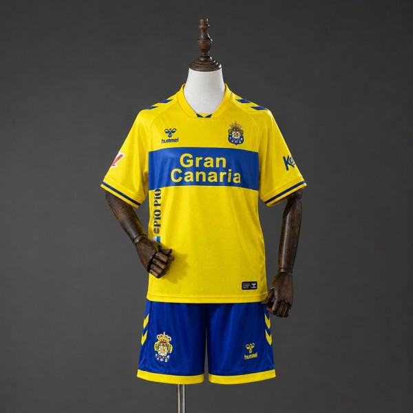 Las Palmas 2026/27 home Kids set soccer jerseys Size 16-28