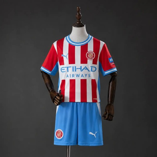 Girona FC 2026/27 Home Kid Kit Soccer Jersey Size 16-28
