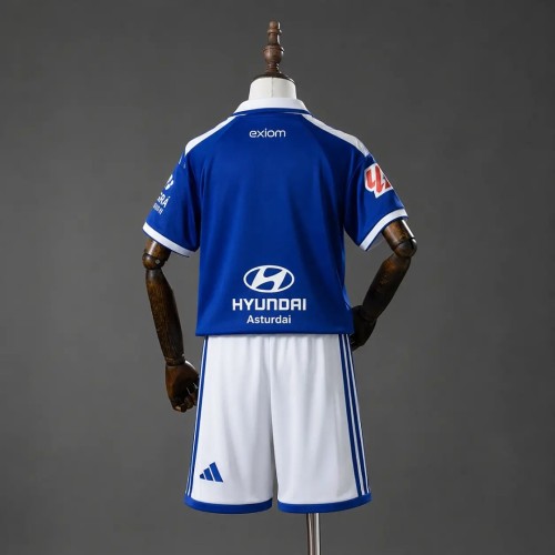 Real Oviedo 2026/27 Home kids kit Size 16-28