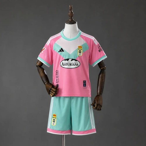 Real Oviedo 2026/27 Third  Away kids kit Size 16-28