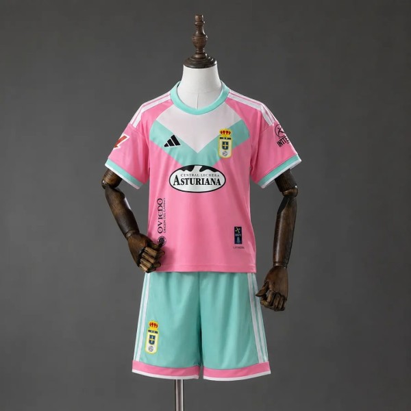 Real Oviedo 2026/27 Third  Away kids kit Size 16-28