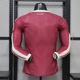 Mens Real Madrid 2026/27 Third Away Long Sleeve Player Version Jersey S-3XL