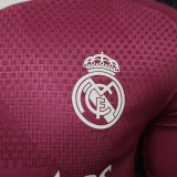 Mens Real Madrid 2026/27 Third Away Long Sleeve Player Version Jersey S-3XL
