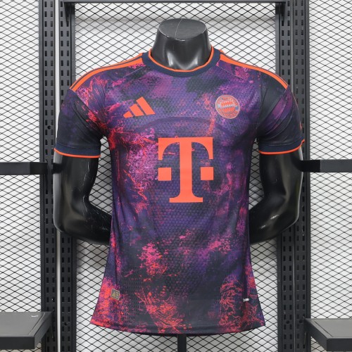 Bayern Munich 2026/27 Third Away Player Version Long Sleeve  Soccer Jersey size S-2XL