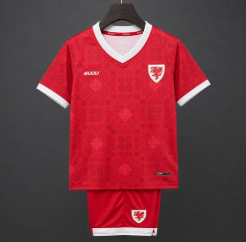 Wales 2026/27 Home  Kid kit size 16-28