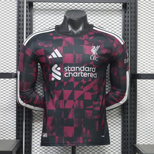 2026/27 Liverpool Second Away Jersey Player Version Long Sleeve S-XXL