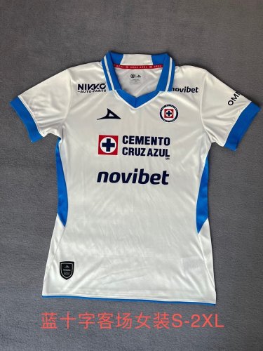 Woman Cruz azul  2026/27 Away Soccer jersey S-2XL