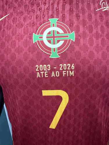 Portugal 2026/27 C Ronaldo Special Player Edition Jersey  S-XXL
