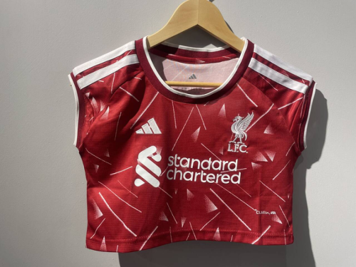 Women's Sleeveless Crop Top  2026/27 Liverpool Home Jersey S-2XL