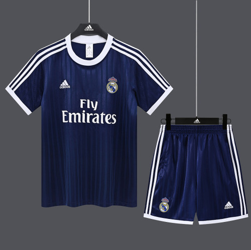 Real Madrid 2026/27 Dark Blue Retro Model Training suit size S-2XL
