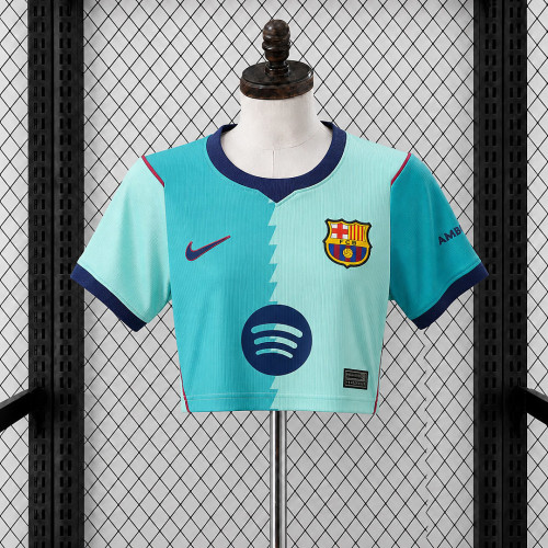 Women's Crop Top  2026/27 Barcelona Third Away Jersey S-2XL
