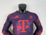 Bayern Munich 2026/27 Third Away Player Version Long Sleeve  Soccer Jersey size S-2XL