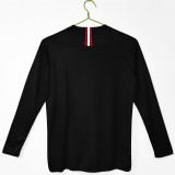 Retro PSG 2018/19  Champions League Black Long sleeves soccer jersey size S-2XL