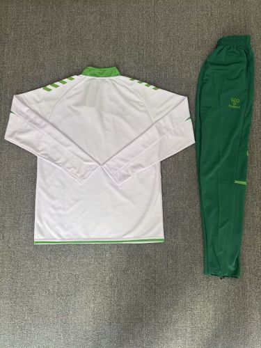 Real Betis 2026/27  White and Green training Suit  half zip Size S-2XL