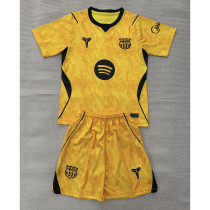 Kids Kit Barcelona 2026/27 Yellow Goalkeeper Soccer Jersey Size: 16-28 Kids Kit Barcelona 2026/27 Yellow Goalkeeper Soccer Jersey Size: 16-28
