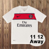 Retro PSG 2011/12 Away Soccer jersey Size S-2XL