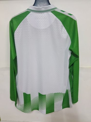 Mens Real Betis 2026/27 Home Long Sleeve Soccer Jersey Size S-4XL