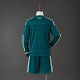 Real Madrid 2026/27 Away Green Long Sleeve  Kids kit Jerseys SIZE 16-28